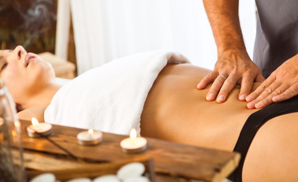 Массаж живота для похудения