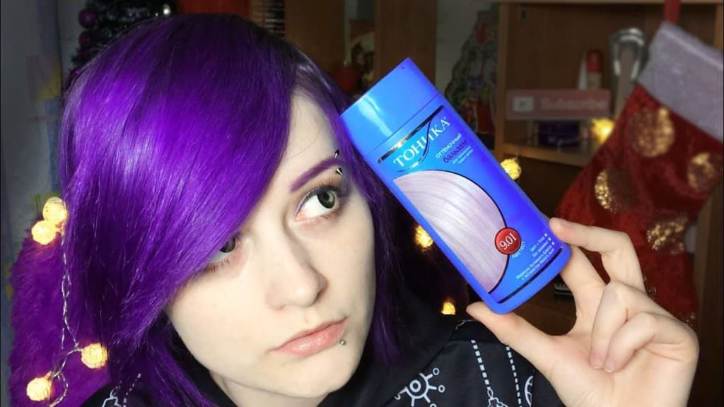 Как красить волосы тоником