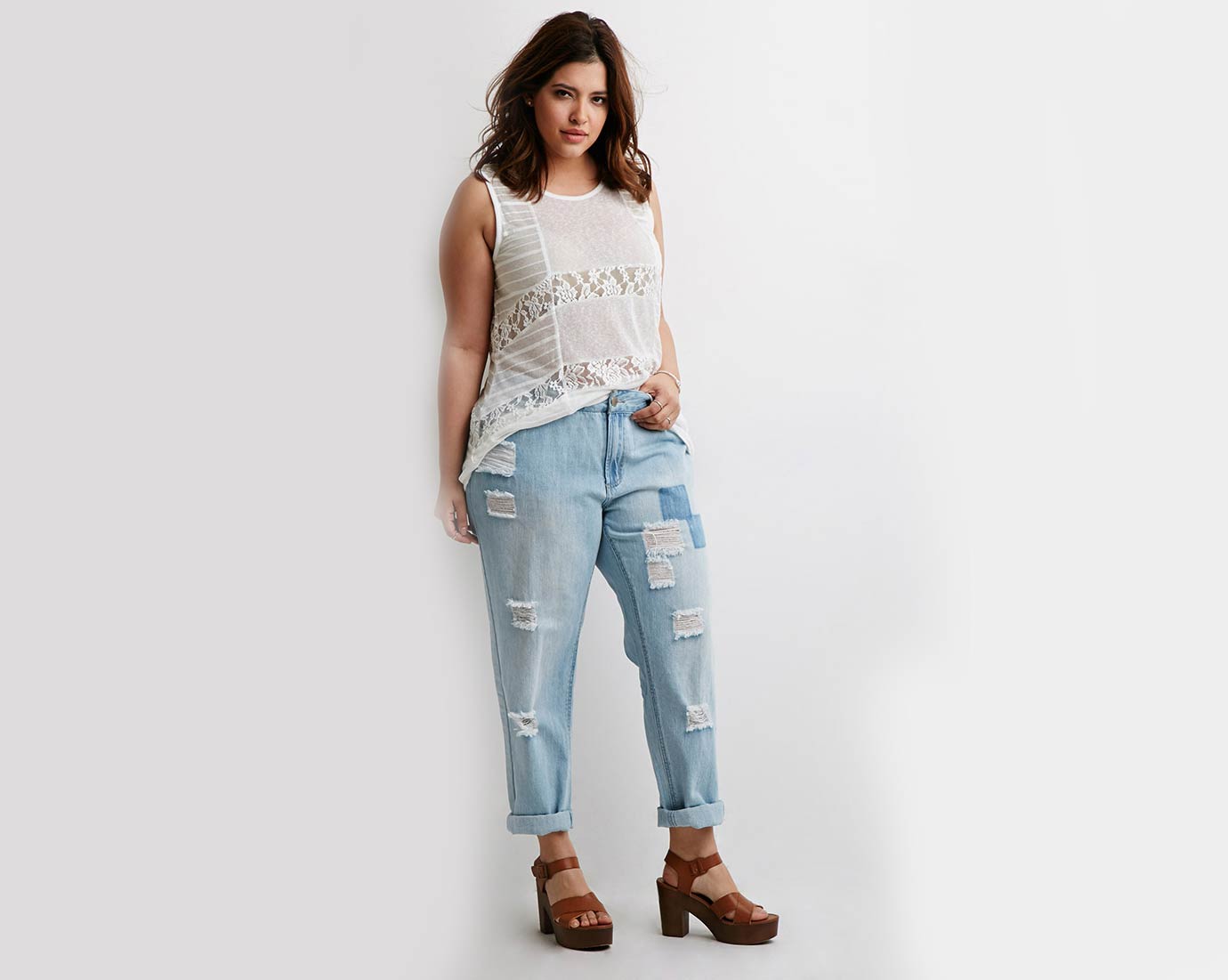 Брюки для полных девушек