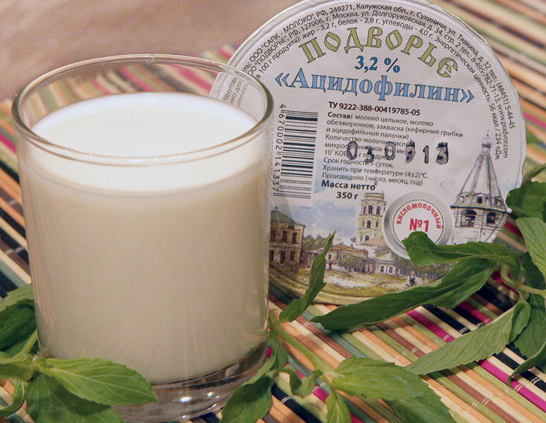 Ацидофильное молоко – важность и польза