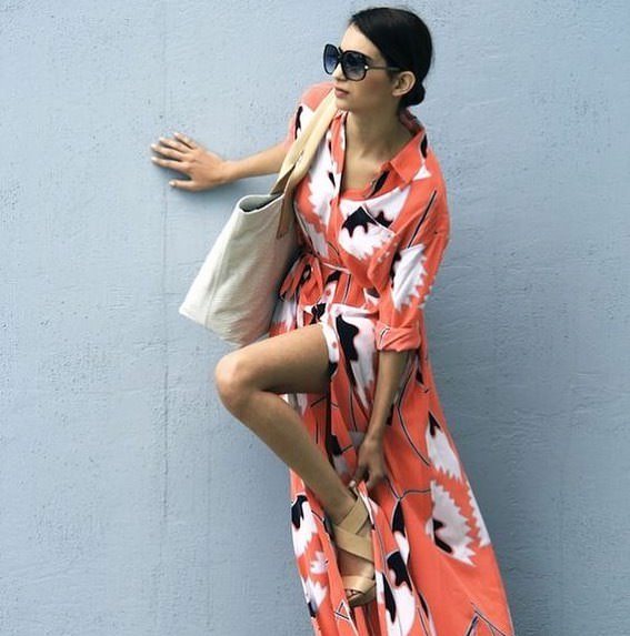 Как носить коралловый в 2019: примеры