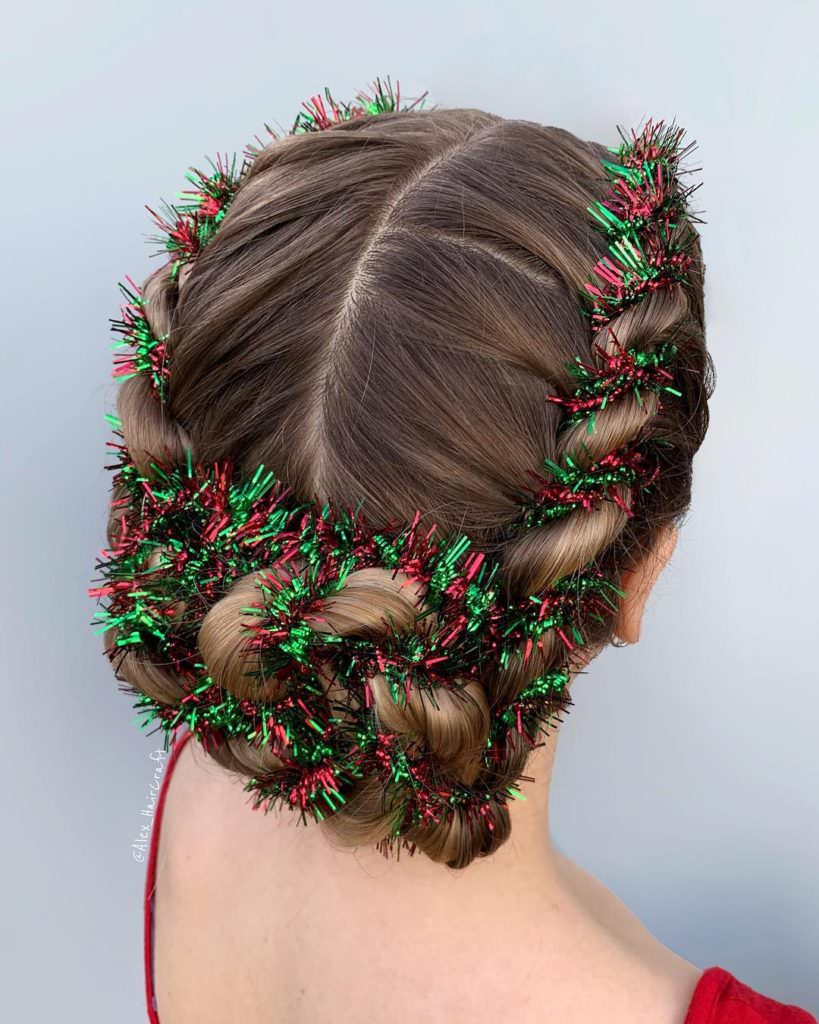 Рождественские причёски: новый Instagram-тренд