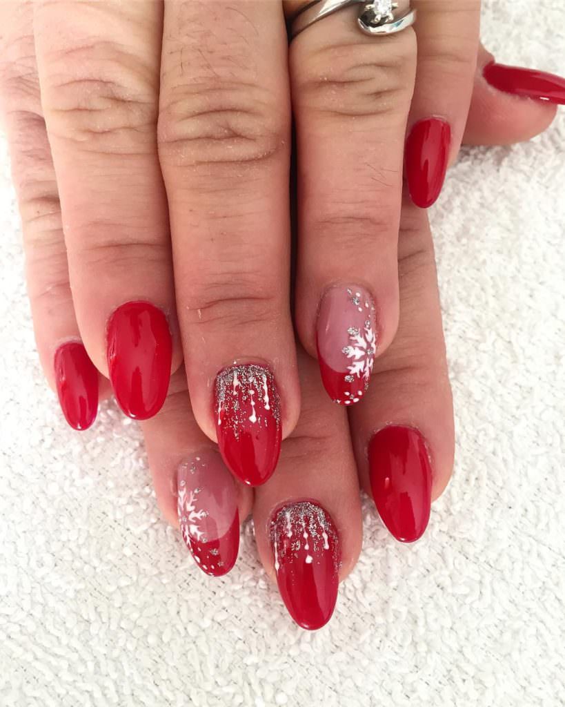 Идеи яркого новогоднего маникюра