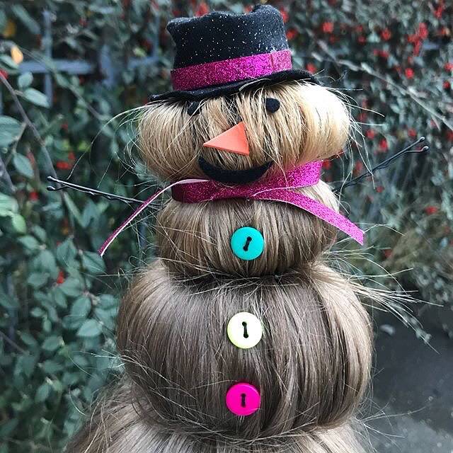 Рождественские причёски: новый Instagram-тренд