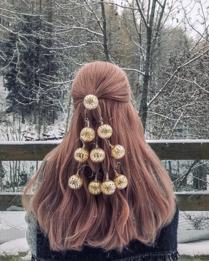 Рождественские причёски: новый Instagram-тренд