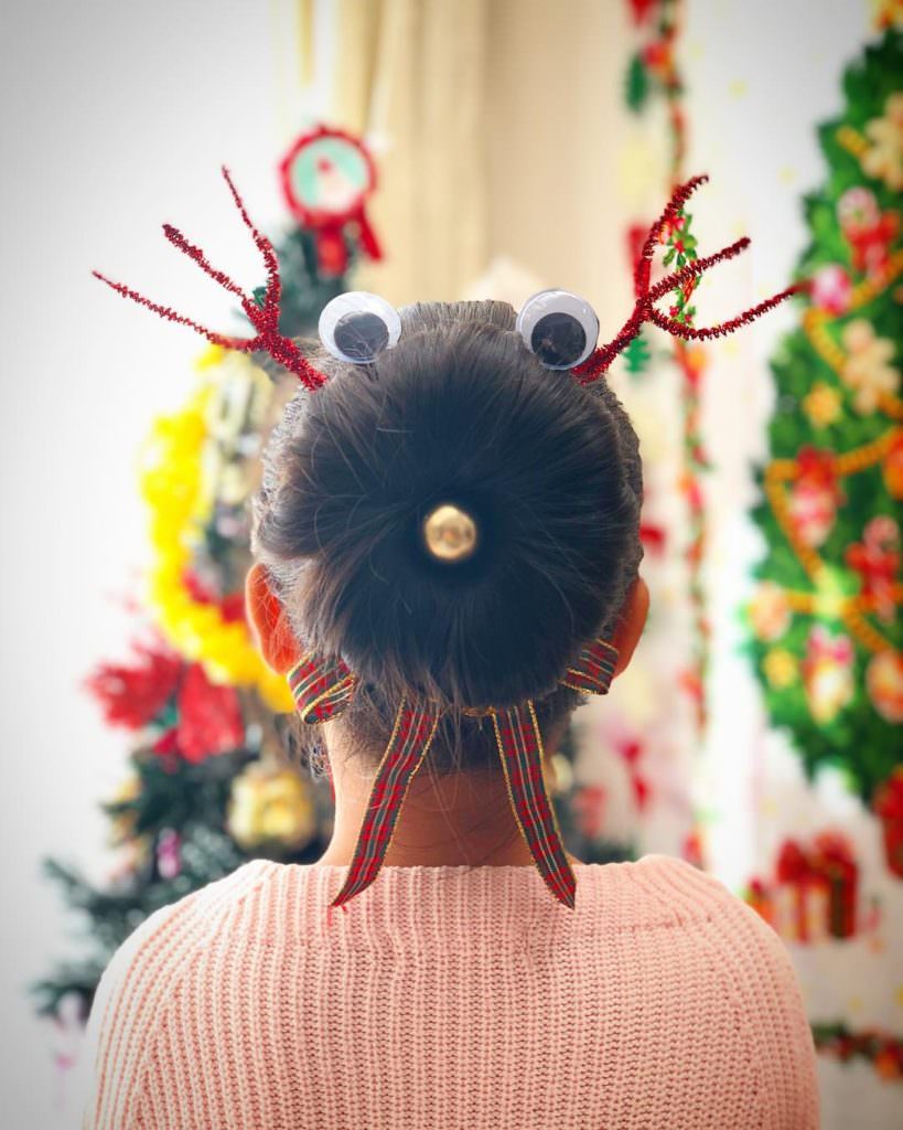 Рождественские причёски: новый Instagram-тренд