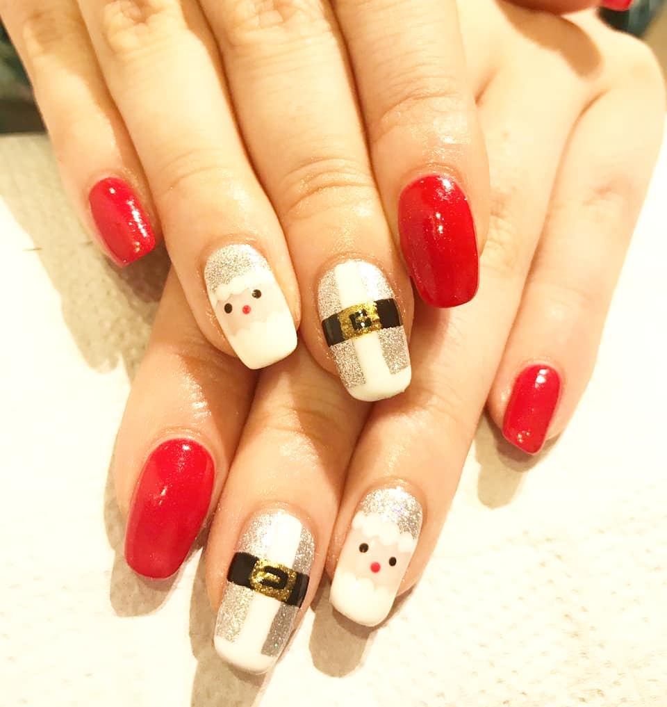 Идеи яркого новогоднего маникюра