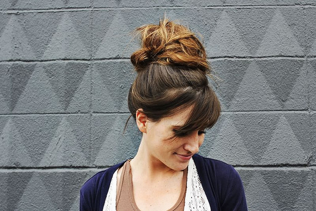 Как правильно создать на голове оригинальный пучок