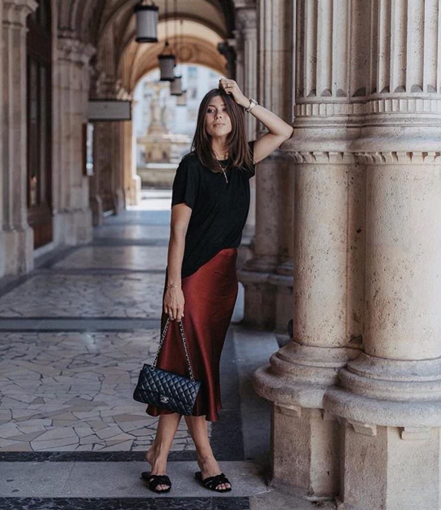 Скользящая юбка: тренд, который будет с нами в этом году