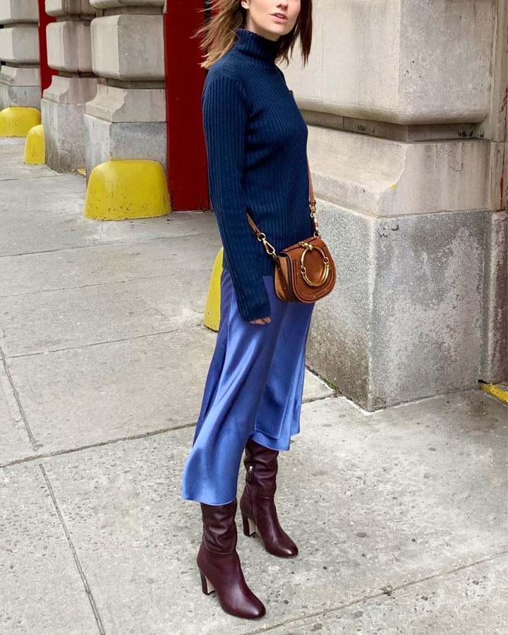 Скользящая юбка: тренд, который будет с нами в этом году