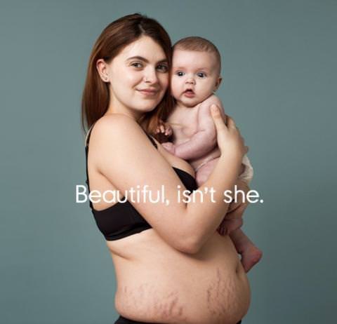 Бренд Mothercare запустил рекламную кампанию с женщинами после беременности