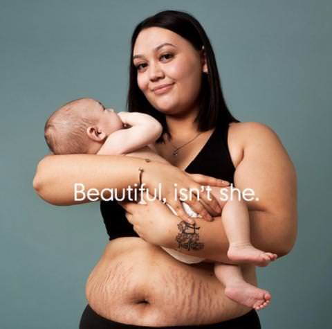 Бренд Mothercare запустил рекламную кампанию с женщинами после беременности