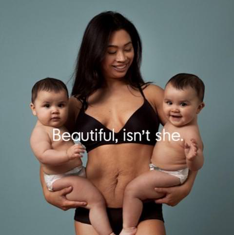 Бренд Mothercare запустил рекламную кампанию с женщинами после беременности