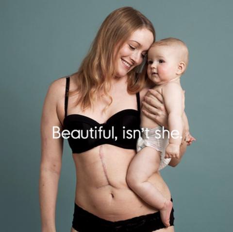 Бренд Mothercare запустил рекламную кампанию с женщинами после беременности