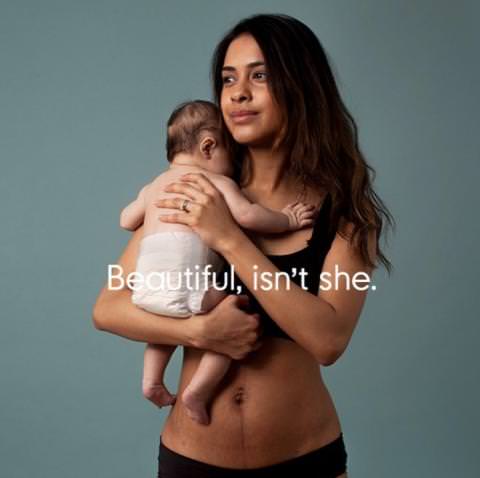 Бренд Mothercare запустил рекламную кампанию с женщинами после беременности