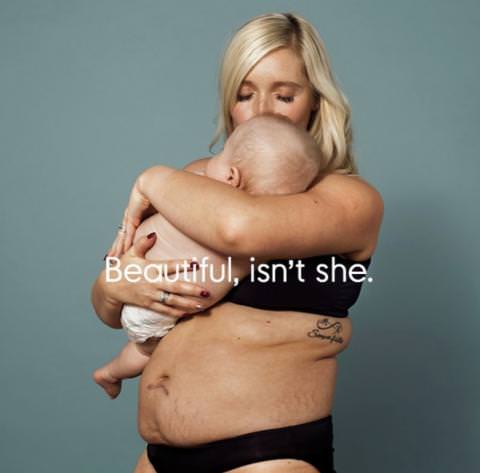 Бренд Mothercare запустил рекламную кампанию с женщинами после беременности