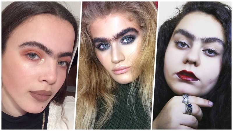 В какие из времен монобровь была очень модной