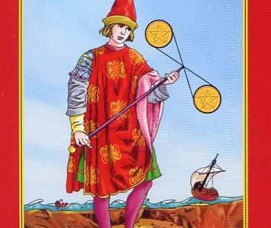 2 пентаклей Таро — значение карты в прямом и перевернутом положении