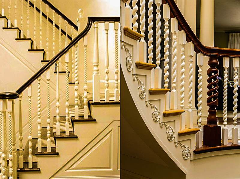 Балясины для лестницы из дерева: виды, преимущества и особенности
