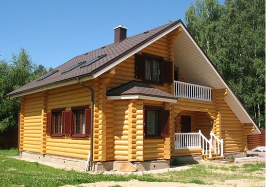 Бани и дома из оцилиндрованного бревна: в чём преимущество – всё о банях
