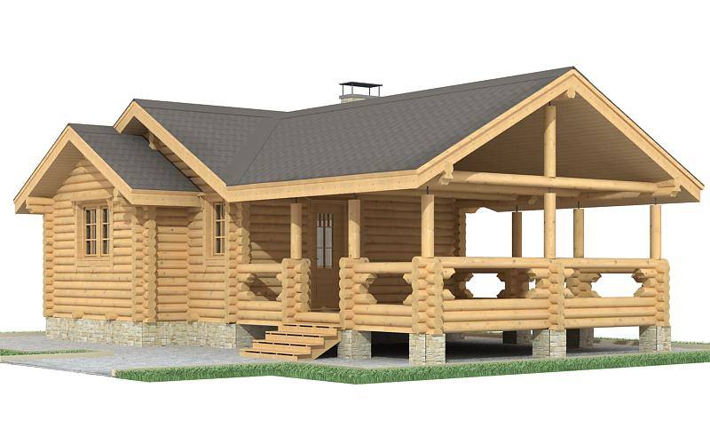 Бани из оцилиндрованного бревна: сруб из оцилиндровки, отделка бани из оцб – всё о банях