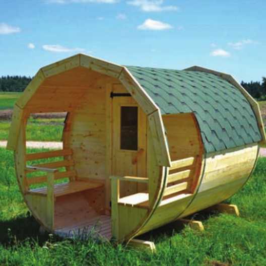 Баня-бочка – бюджетный вариант – всё о банях