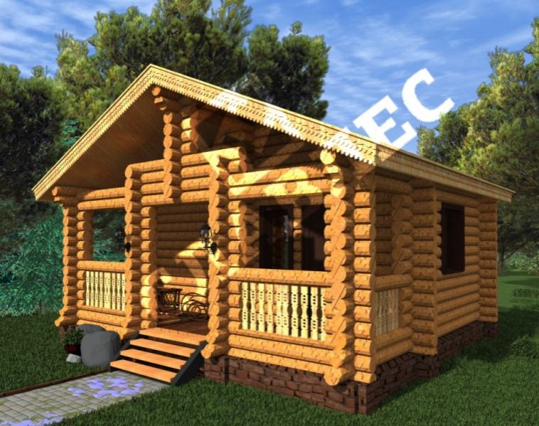 Баня из бревна 6х6 на загородном участке – всё о банях