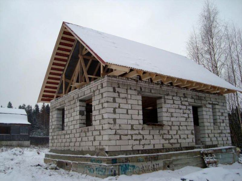 Баня из газобетона – тонкости возведения – всё о банях