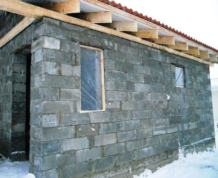 Баня из керамзитобетонных блоков своими руками: особенности устройства – всё о банях