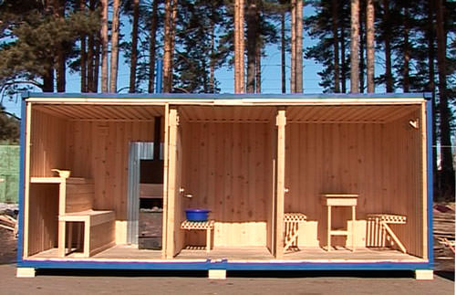 Баня из контейнера: как сделать из морского блок контейнера своими руками – всё о банях