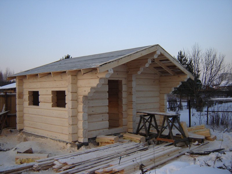 Баня из лафета – особенности строительства – всё о банях