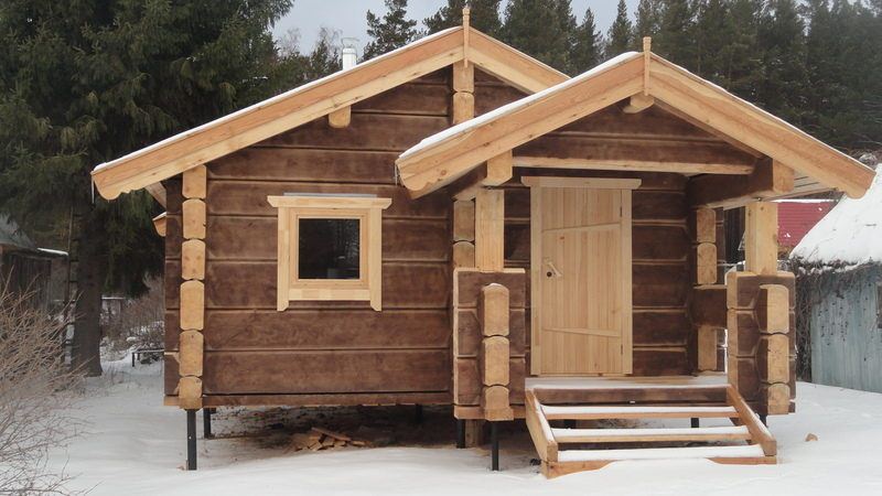 Баня из лафета – особенности строительства – всё о банях