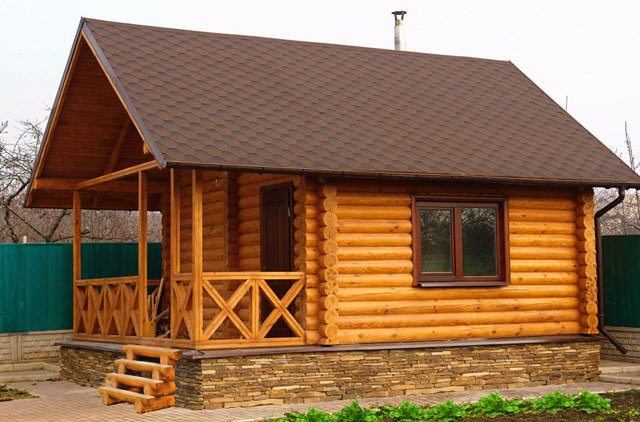 Баня из лиственницы – изысканная экономия – всё о банях