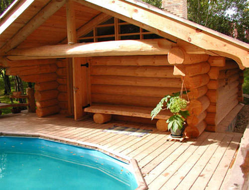 Баня из лиственницы – изысканная экономия – всё о банях