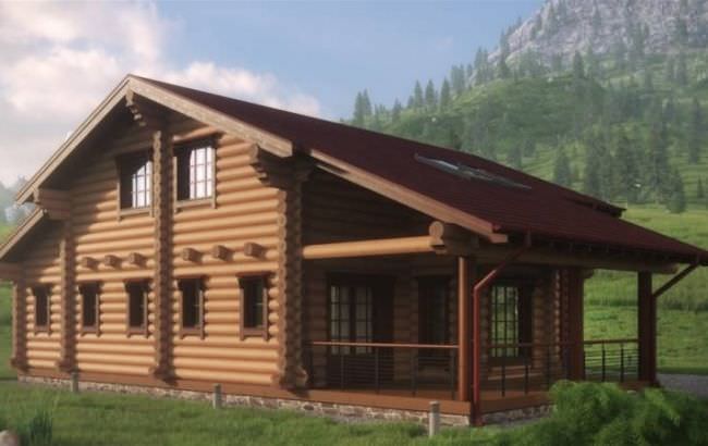 Баня из оцилиндрованного бревна на собственном подворье – всё о банях