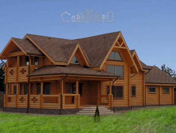 Баня из оцилиндрованного бревна на собственном подворье – всё о банях