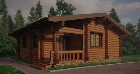 Баня из оцилиндрованного бревна на собственном подворье – всё о банях