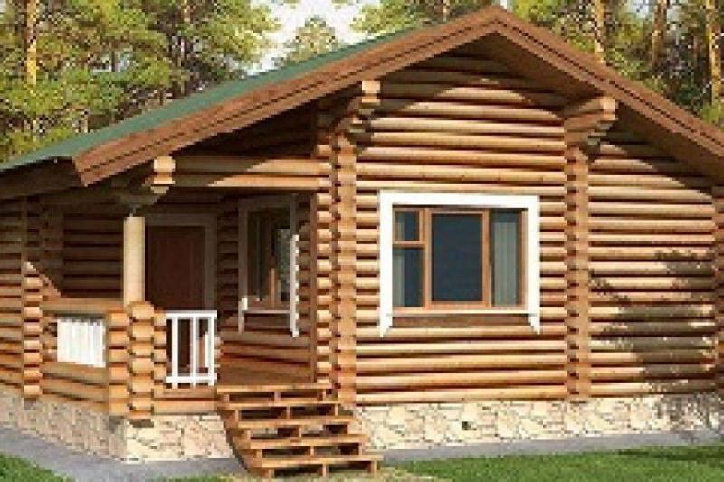 Баня из оцилиндрованного бревна своими руками – технические особенности и этапы строительства – всё о банях