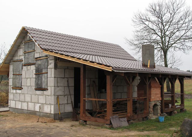 Баня из пеноблоков своими руками – возводим строение из чудо-кирпичей нового поколения – всё о банях