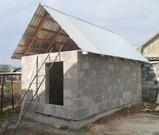 Баня из шлакоблока или как сэкономить на строительстве – всё о банях