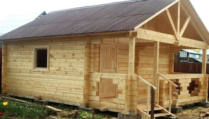 Баня из шпал: фундамент своими руками, как построить баню – всё о банях