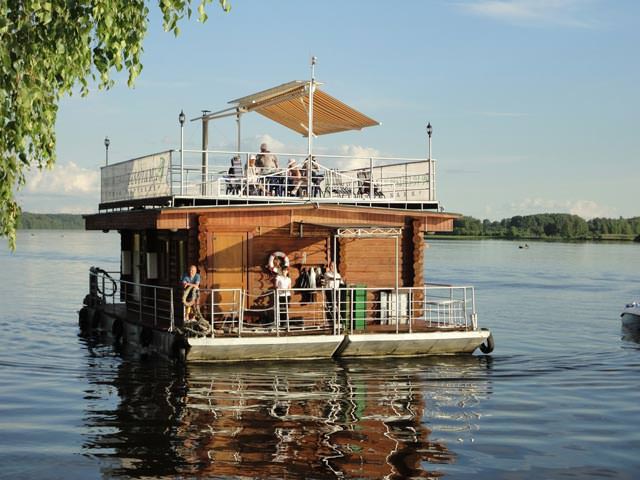 Баня на воде: строительство на понтоне, проект – всё о банях