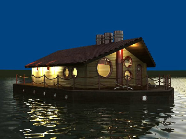 Баня на воде: строительство на понтоне, проект – всё о банях