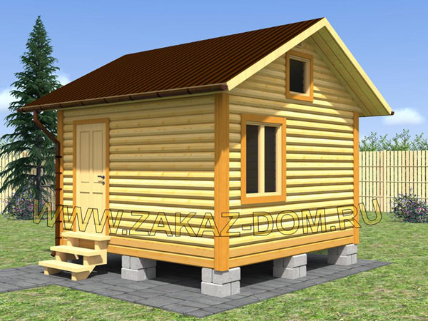 Баня под усадку: сруб из профилированного бруса, что такое баня под усадку – всё о банях