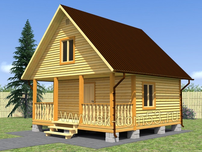 Баня под усадку: сруб из профилированного бруса, что такое баня под усадку – всё о банях