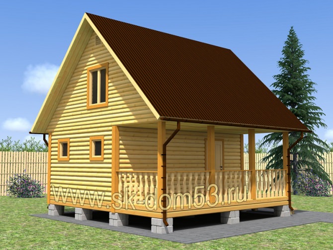 Баня под усадку: сруб из профилированного бруса, что такое баня под усадку – всё о банях