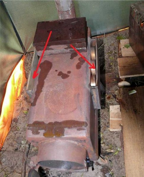 Баня походная с печкой своими руками, чертеж банной печи для переносной мобильной бани – всё о банях