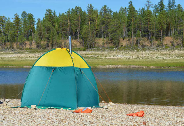 Баня походная с печкой своими руками, чертеж банной печи для переносной мобильной бани – всё о банях