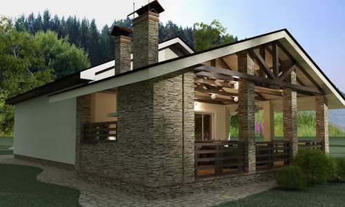 Баня с летней кухней: проекты летней кухни совмещенной с баней и террасой, фото и видео – всё о банях