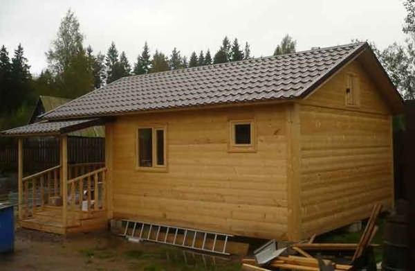 Баня с полатями – оптимальное использование маленького участка – всё о банях